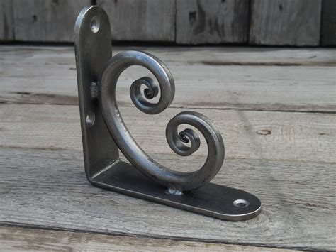 hand forged shelf brackets